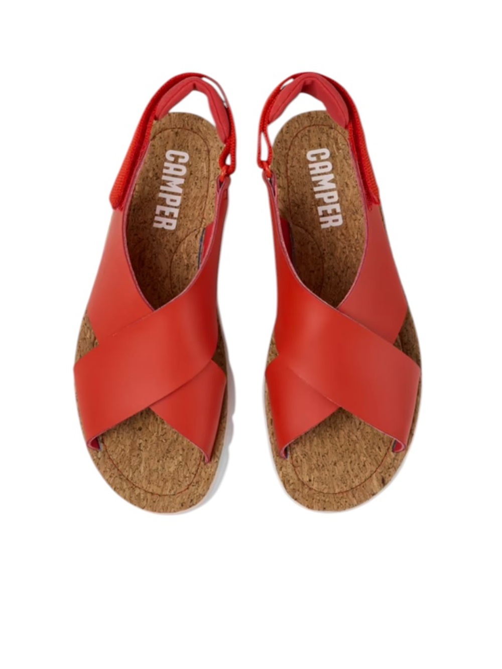 Camper Oruga Red Leather Sandals – EU39/US8.5 - Picture 3 of 8